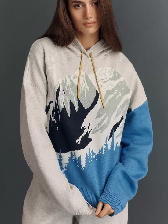 Anthropologie Tops - Anthropologie Daily Practice Graphic Hoodie